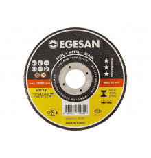 EGESAN Отрезной круг STEEL 125x2,5x22мм, А30 R BF, угл.сталь, металл 50шт/уп