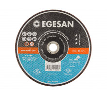 EGESAN Отрезной круг INOX 230x1,9x22мм, А60 T BF, нерж.сталь (тонкий) 30шт/уп