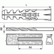 Дюбель распорный нейлоновый 12х60 мм, WEP, 61001012 (Валравен)
