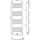 Водяной полотенцесушитель Сунержа Богема+ 1500x500 00-0221-1550 (Sunerzha)