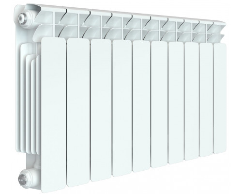 Радиатор биметаллический Base 350 x10, боковое подключение