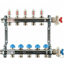 Распределительный коллектор  HKV-D на 5 контуров нержавеющая сталь 12080511002 