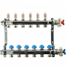 Распределительный коллектор  HKV-D на 6 контуров нержавеющая сталь 12080611002 