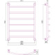 Водяной полотенцесушитель Сунержа Галант+ 800x600 00-0200-8060 (Sunerzha)