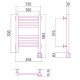 Электрический полотенцесушитель Сунержа Модус 500x300 R 00-0521-5030 (Sunerzha)