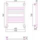 Водяной полотенцесушитель Сунержа Богема+ 500x400 прямая 00-0220-5040 (Sunerzha)