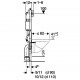 Инсталляция для подвесного унитаза  Duofix 458.128.21.1, со смывным бачком скрытого монтажа Delta