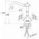 Смеситель для раковины (умывальника) KONSTANTIN GZ09012
