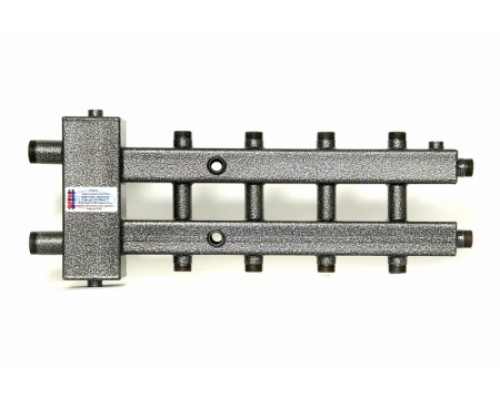 Гидравлический коллектор комбинированный 5 контуров 1 1/4 НР * 1 НР до 85 кВт