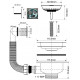 Слив-перелив для мойки  OF2-113SAB