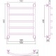 Водяной полотенцесушитель Сунержа Галант+ 600x500 00-0200-6050 (Sunerzha)