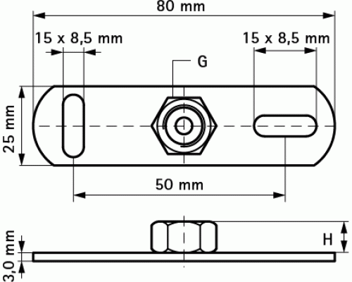 Подпятник M8 BIS, 6703008 (Валравен)