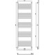 Водяной полотенцесушитель Сунержа Богема+ 1900x600 прямая 00-0220-1960 (Sunerzha)