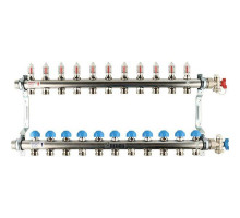 Распределительный коллектор  HKV-D на 11 контуров нержавеющая сталь 12081111002 