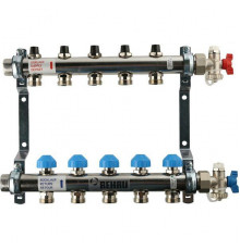 Распределительный коллектор  HKV на 5 контуров нержавеющая сталь 12180511001 