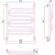 Водяной полотенцесушитель Сунержа Иллюзия+ 700x600 00-0210-7060 (Sunerzha)