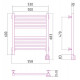 Электрический полотенцесушитель Сунержа Модус 600x500 R 00-0521-6050 (Sunerzha)