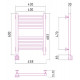 Электрический полотенцесушитель Сунержа Модус 600x400 L 00-0520-6040 (Sunerzha)
