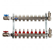 Коллектор из нержавеющей стали с расходомерами на 8 контура SMS 0917 000008 