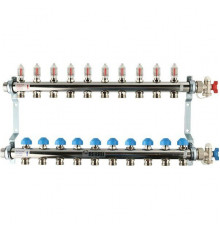 Распределительный коллектор  HKV на 10 контуров нержавеющая сталь 12181011001 