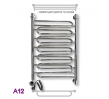 Полотенцесушитель электрический ЭРАТО А12 ВП 1200x500, с верхней полкой (Erato)