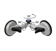 Присоска вакуумная для фиксации углов двойная  2х120 угол 90 градусов