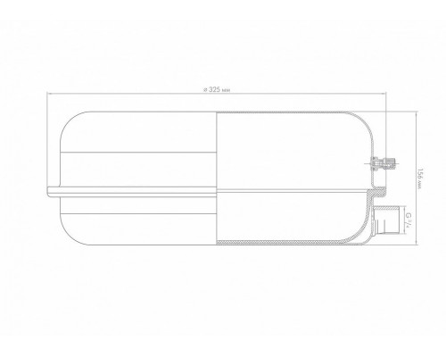 Плоский расширительный бак F 12, 7712 (Jeelex)