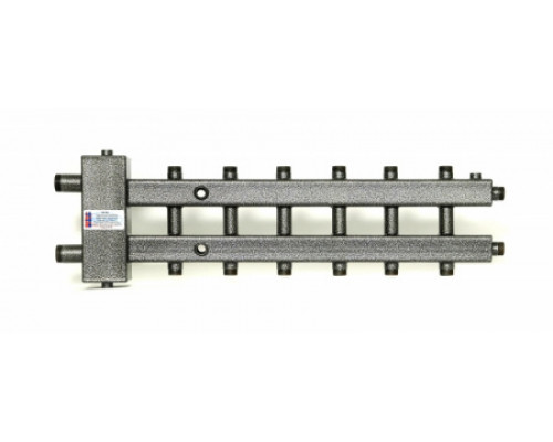 Гидравлический коллектор комбинированный 9 контуров 1 1/4 НР * 1 НР до 120 кВт