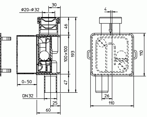 Сифон для кондиционера HL138 (арт. 42785)