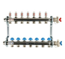 Распределительный коллектор  HKV-D на 7 контуров нержавеющая сталь 12080711002 