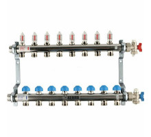 Распределительный коллектор  HKV-D на 8 контуров нержавеющая сталь 12080811002 