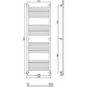 Водяной полотенцесушитель Сунержа Богема+ 1500x500 прямая 00-0220-1550 (Sunerzha)