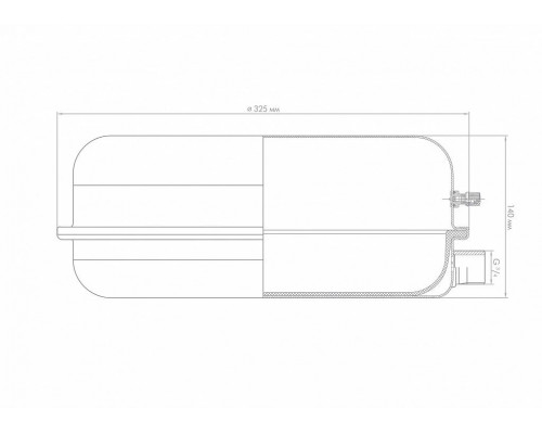 Плоский расширительный бак F 10, 7710 (Jeelex)