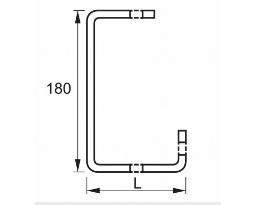 MS 100-300 P Кронштейн потолочный