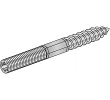 Оцинкованная шпилька-шуруп для подвесов 4.6 с головой Торкс
