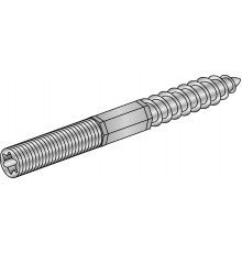 Оцинкованная шпилька-шуруп для подвесов 4.6 с головой Торкс
