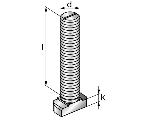 HBC Стандартный T-образный болт