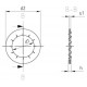 Шайба стопорная с внутренними зубцами DIN 6798 J