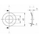 Шайба плоская пружинная форма А – выпуклая DIN 137 A