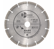 Диск алмазный отрезной 180*22,23 мм Сегментный Лайт (1 шт.)