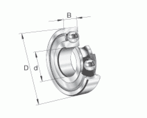 Подшипник 6207 ZZ (6-80207 С17) 35*72*17мм ГПЗ/UPB