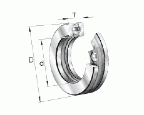 Подшипник 8104 Н (51104) ГПЗ/СПЗ-4 20*35*10мм