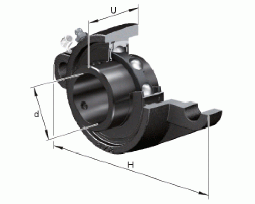 Подшипниковый узел 480205 (UCFL 205)