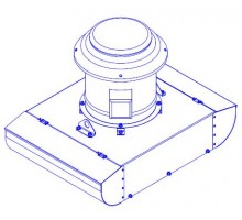ВЕНТИЛЯТОРЫ РАДИАЛЬНЫЕ КРЫШНЫЕ типа ВКРФ (с выходом потока вверх)