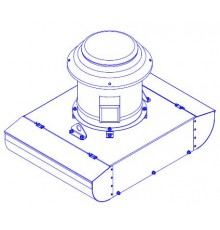 ВЕНТИЛЯТОРЫ РАДИАЛЬНЫЕ КРЫШНЫЕ типа ВКРФ (с выходом потока вверх)