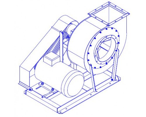 ВЕНТИЛЯТОРЫ РАДИАЛЬНЫЕ ПЫЛЕВЫЕ типа ВЦП 7-40