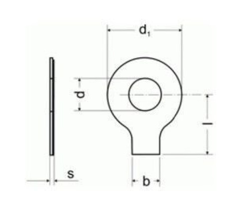 Шайба DIN 93 Шайба стопорная с лапкой для болтов