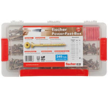 Набор шурупов fischer FAB FPF-ST по дереву шлиц Torx, d3.5-5 мм; L16-60 мм (245 шт.)