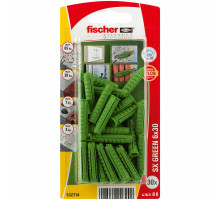 Распорный дюбель fischer SX Green с кромкой экологически чистый, 6x30 мм