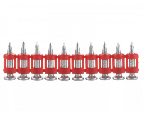 Усиленные дюбель-гвозди по бетону в ленте MOLOT DN-P6 RED для газовых пистолетов оц. сталь, 2.7x19x6 мм